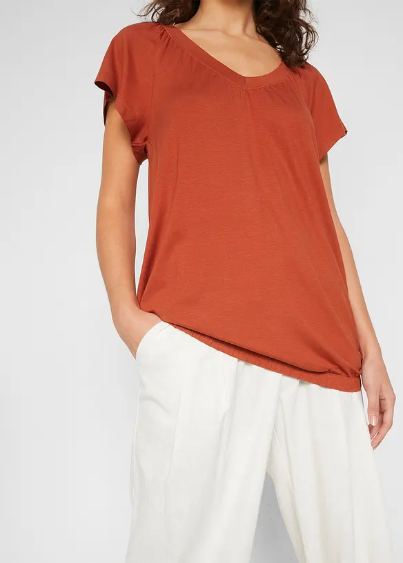 T-shirt en viscose extensible, bonprix