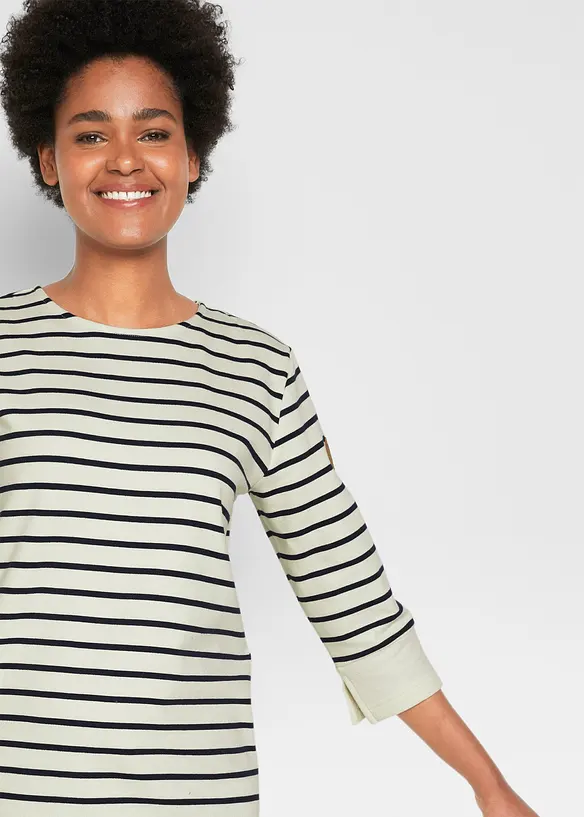 Sweatkleid aus reiner Baumwolle, bonprix