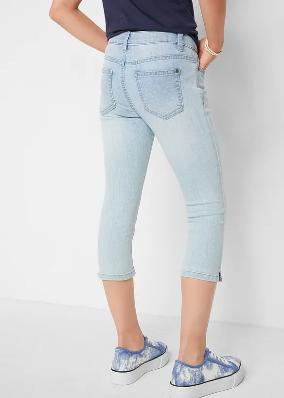 Capri-Jeans Mid Waist, bonprix
