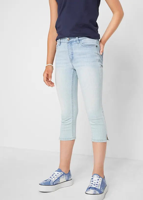 Capri-Jeans Mid Waist, bonprix