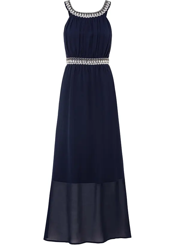 Maxikleid mit Strassstein-Applikation, bonprix