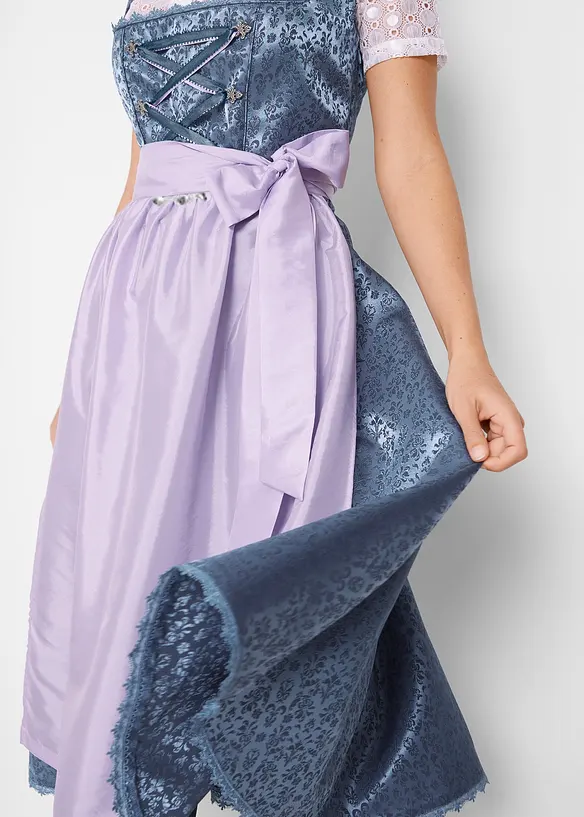 Dirndl longueur midi avec tablier (ens. 2 pces.), bonprix