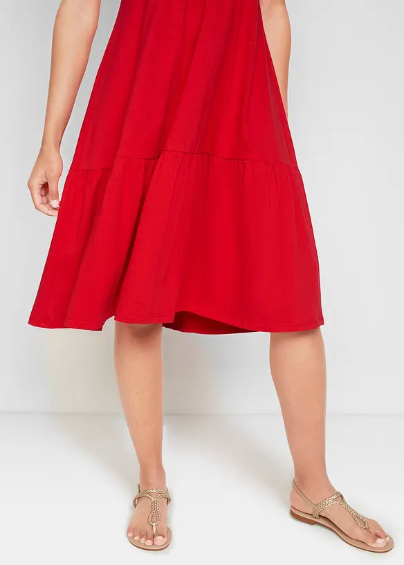 Jerseykleid aus reiner Baumwolle, bonprix