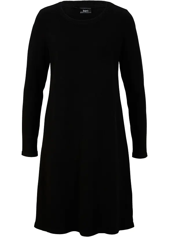Robe en maille basique avec coton recyclé, bonprix