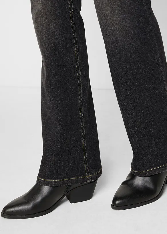 Bootcut Jeans Mid Waist, Komfort-Stretch, bonprix
