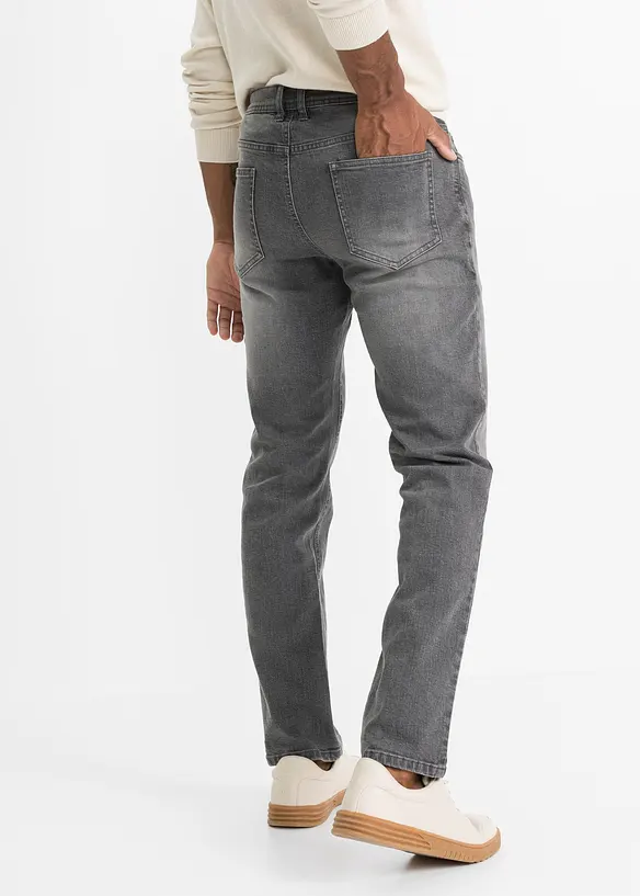 Jean droit extensible coupe confort, Regular, bonprix