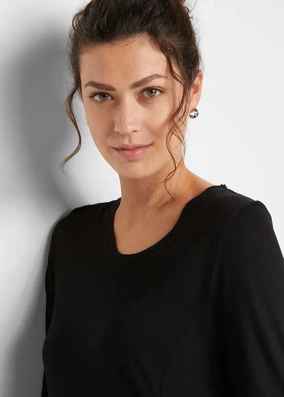 Langarm-Shirt aus softer Viskose, bonprix