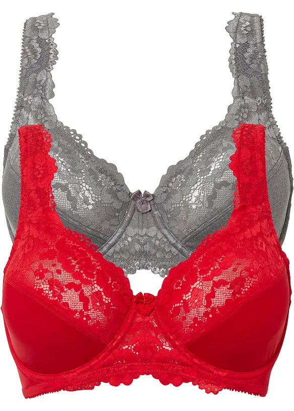 Minimizer-BH mit gepolsterten Trägern (2er Pack), bonprix