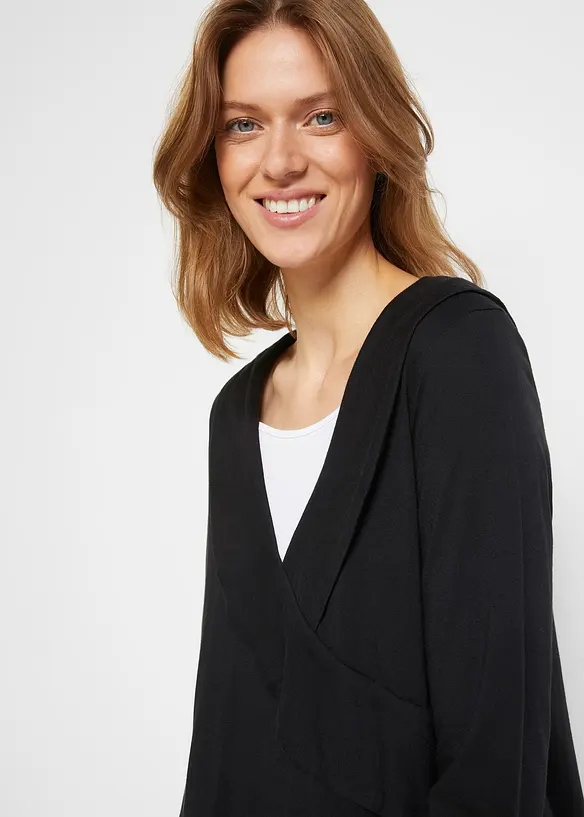 Tunika-Shirt aus Baumwoll-Viskose-Mix, bonprix