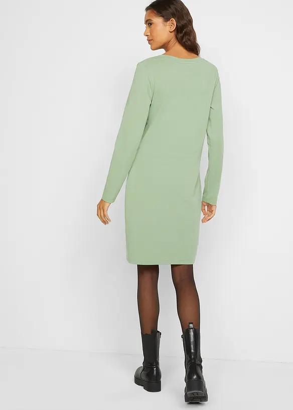 Jerseykleid aus Baumwolle mit Stretch (2er Pack), bonprix
