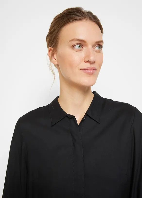 Chemisier 100% viscose, long derrière, bonprix