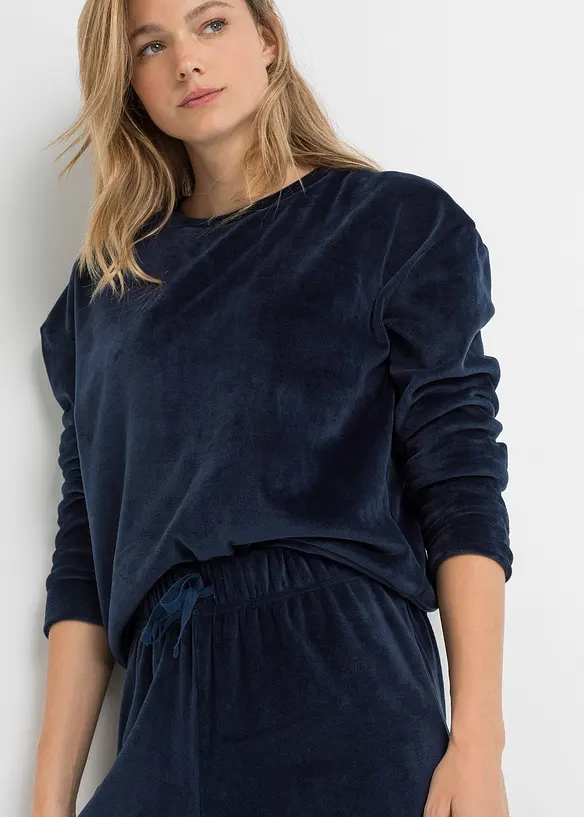 Loungewear Hausanzug aus Samt, bonprix