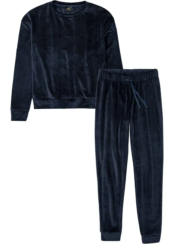 Loungewear Hausanzug aus Samt, bonprix
