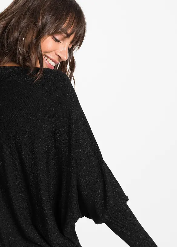 Robe fluide en maille de viscose mélangée, bonprix