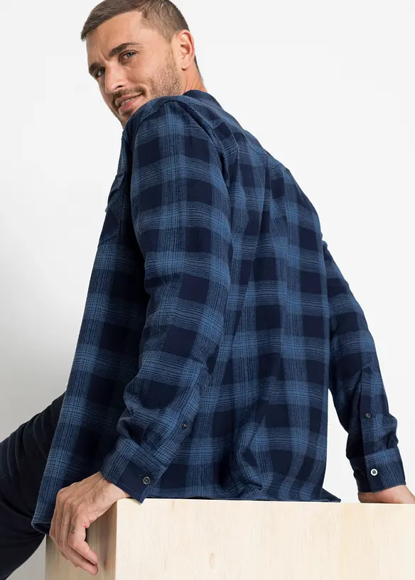 Chemisier en flanelle 100% coton, bonprix