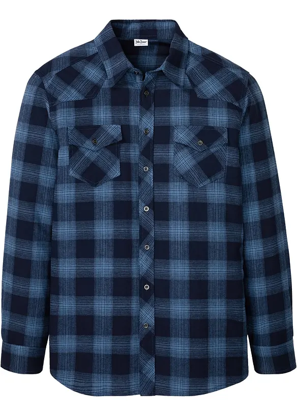 Chemisier en flanelle 100% coton, bonprix