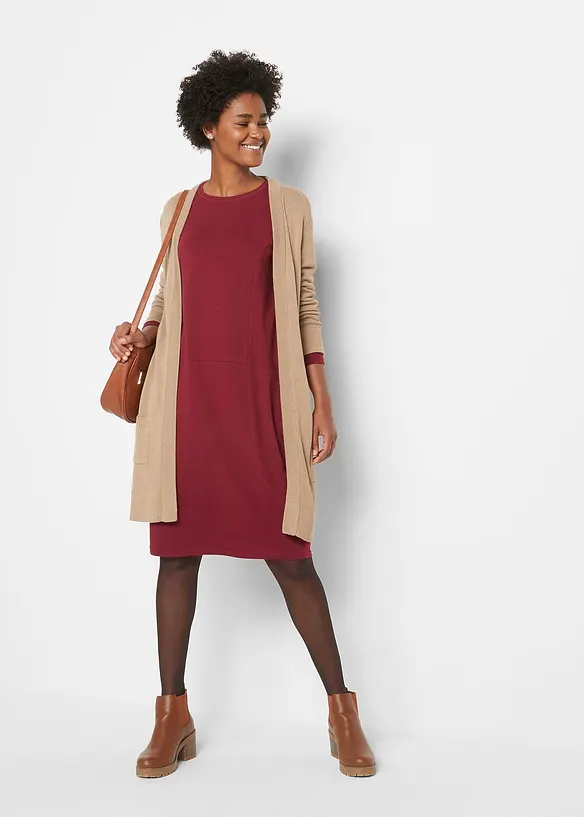 Jerseykleid in O-Shape, bonprix