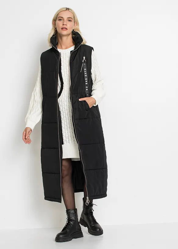 Gilet long sans manches, finition Bionic, bonprix