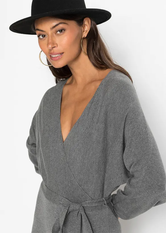 Strickkleid aus fließendem Viskose-Mix, bonprix