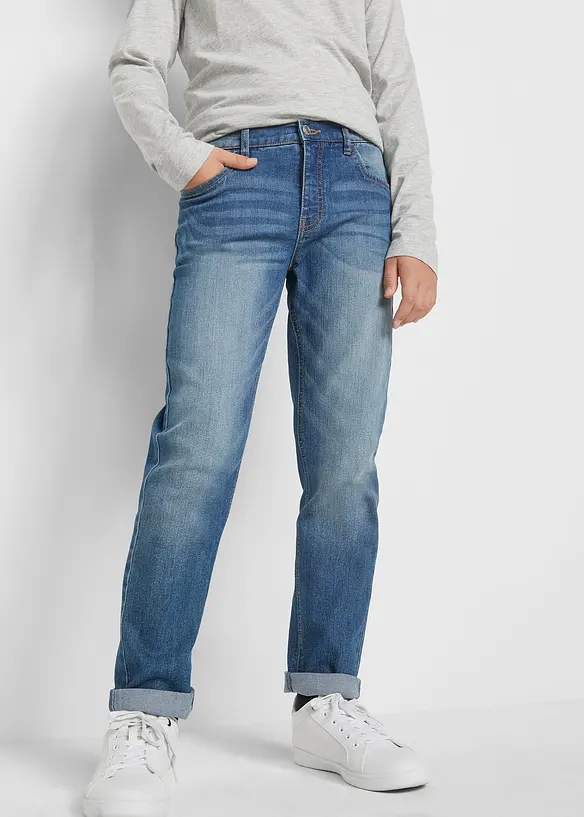 Jean slim extensible, droit, bonprix