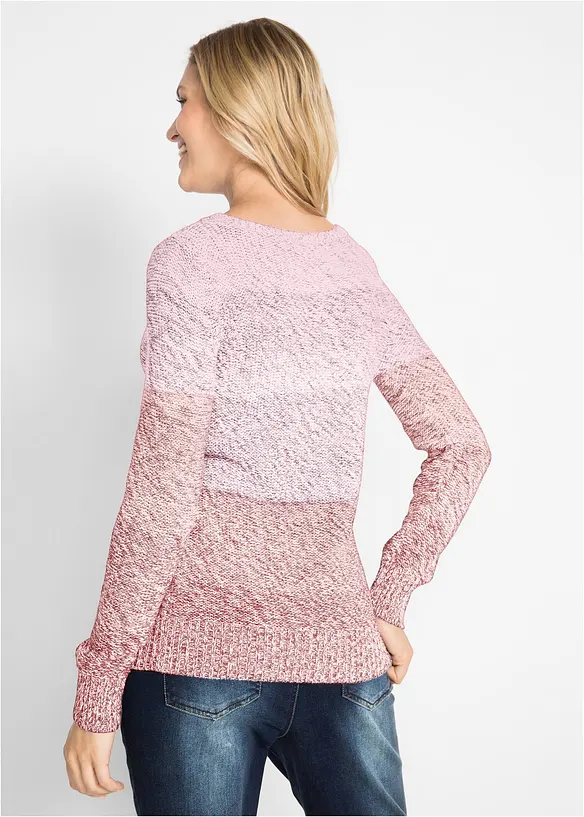 Grobstrick-Pullover mit Farbverlauf, bonprix