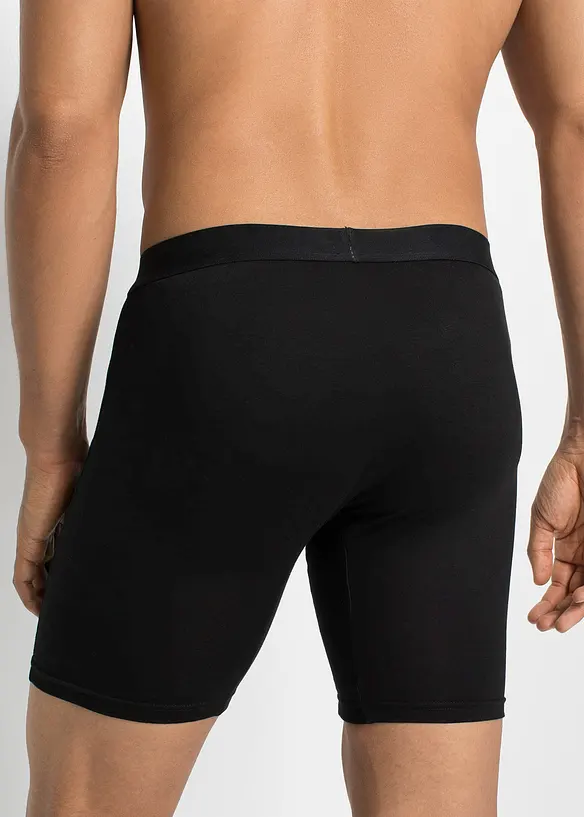 Lot de 7 boxers longs coton, bonprix