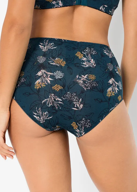 Highwaist Slip mit Bio-Baumwolle (4er Pack), bonprix