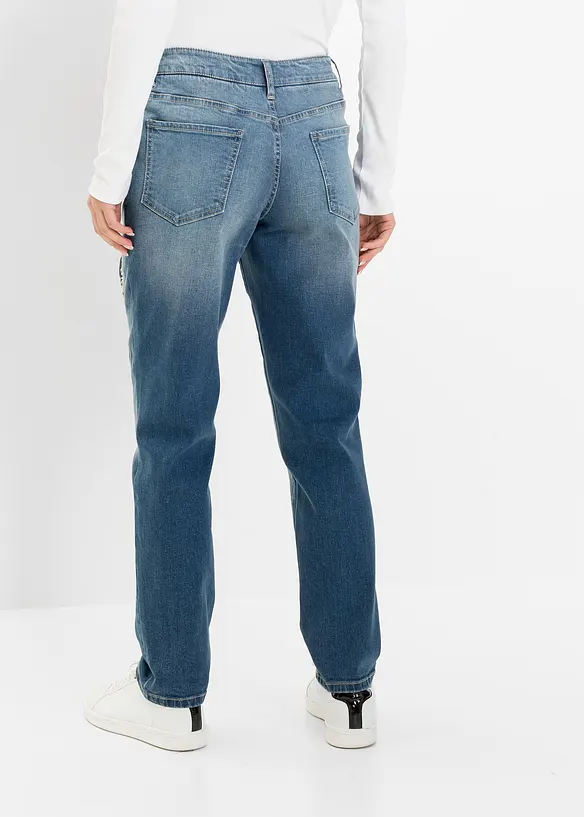 Jean boyfriend taille mi-haute, bonprix