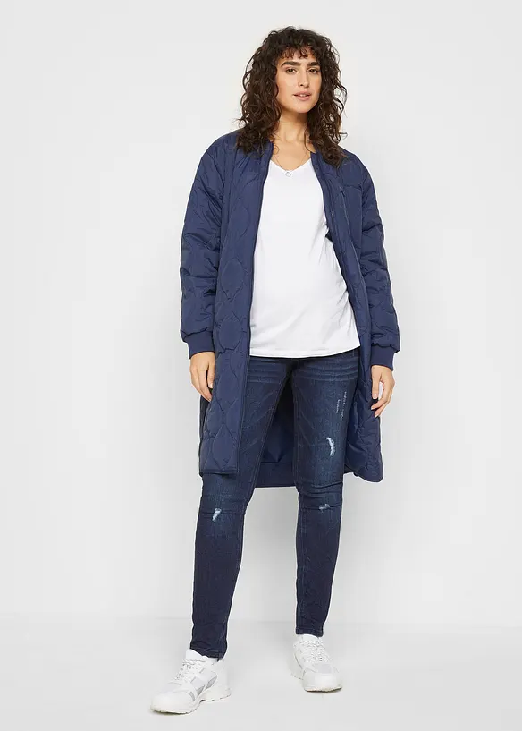 Basic Umstandsshirts aus Bio-Baumwolle, (2er-Pack), bonprix
