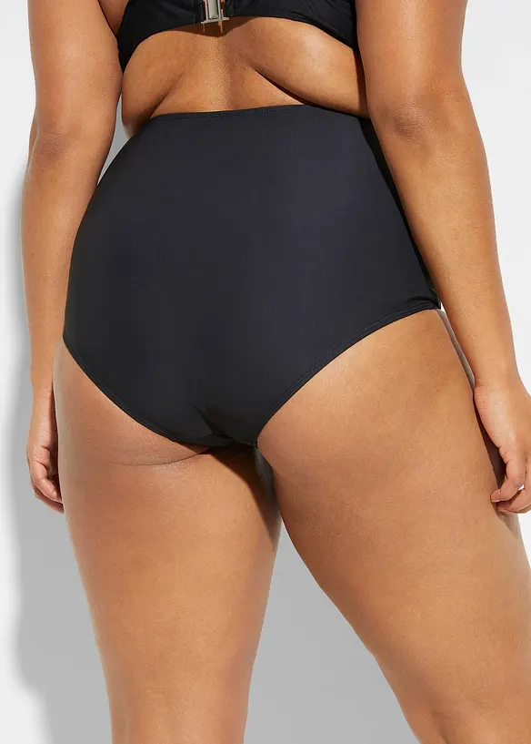 Bas de bikini sculptant taille haute avec lien à nouer, maintien fort, bonprix