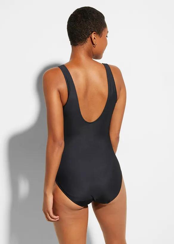 Medium Shape-Badeanzug mit Einsätzen, bonprix
