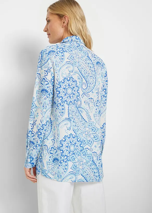 Chemisier oversize imprimé, bonprix