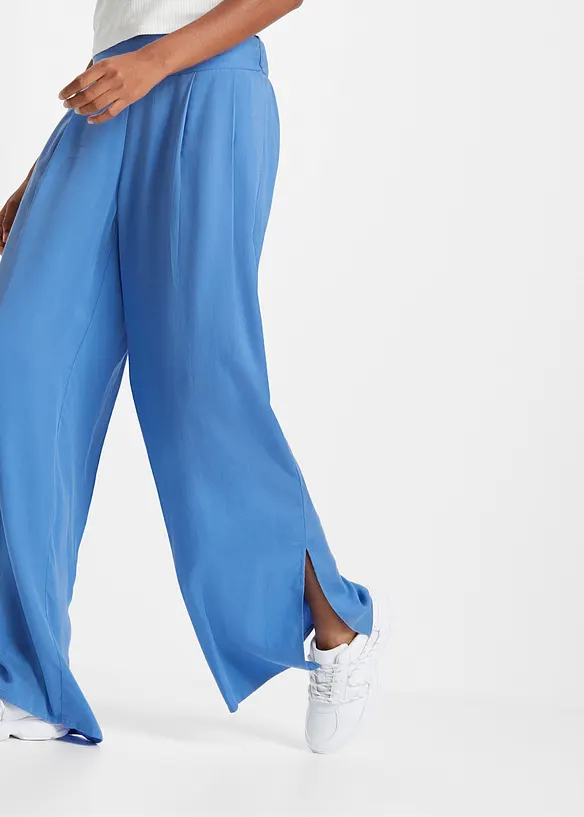 Pantalon palazzo en Lyocell, bonprix