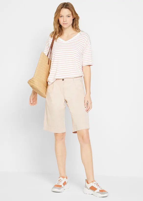 Short en twill large, bonprix