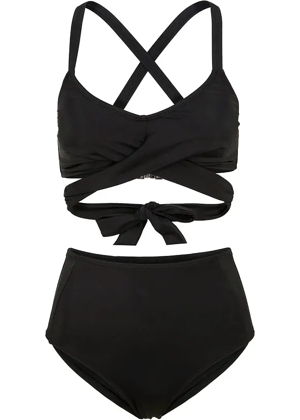 Bustier-Bikini (2-tlg.Set) mit Bindedetail, bonprix
