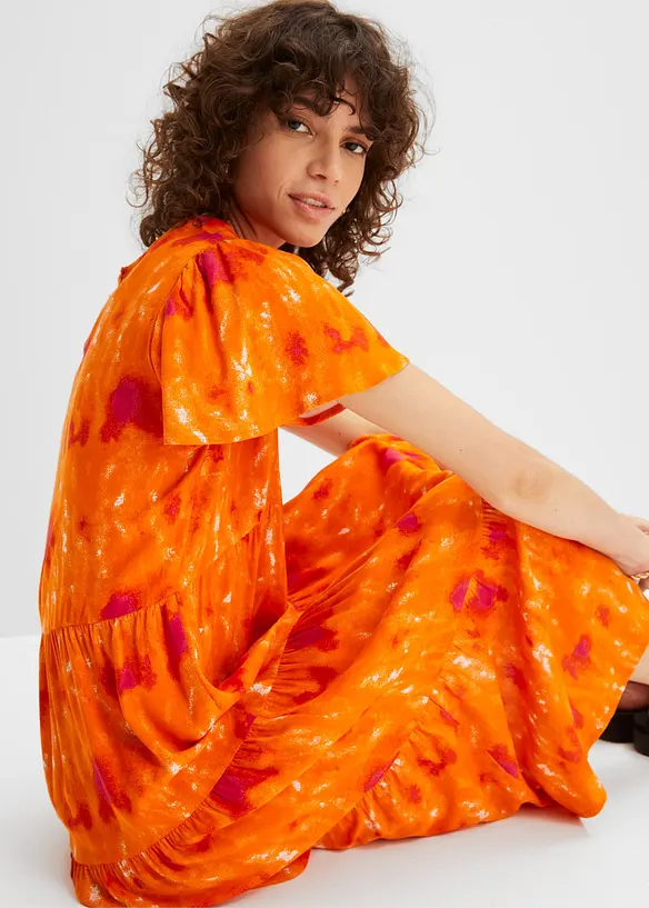 Robe midi en viscose, bonprix