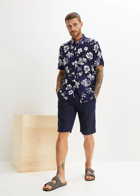 Chemise manches courtes en viscose, bonprix