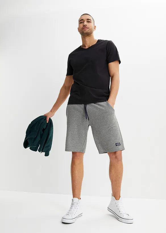 Lot de 2 bermudas en molleton, bonprix