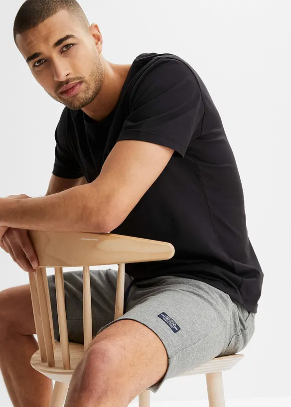 Lot de 2 bermudas en molleton, bonprix