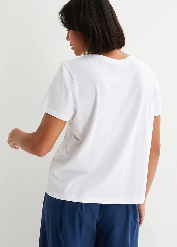 T-Shirt aus Baumwollmix, bonprix