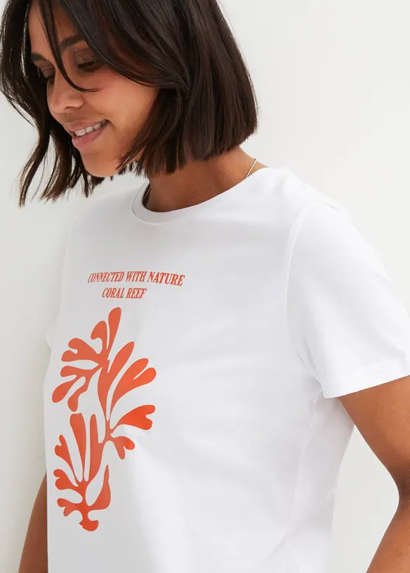 T-Shirt aus Baumwollmix, bonprix