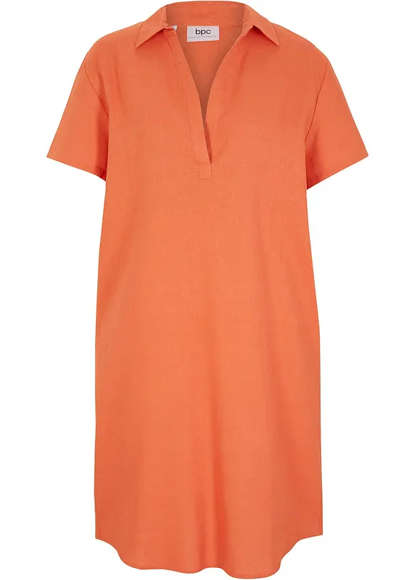 Robe-tunique légère en lin mélangé, bonprix