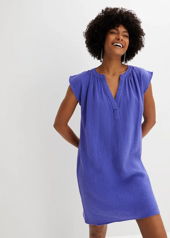 Minikleid aus reiner Baumwolle, bonprix