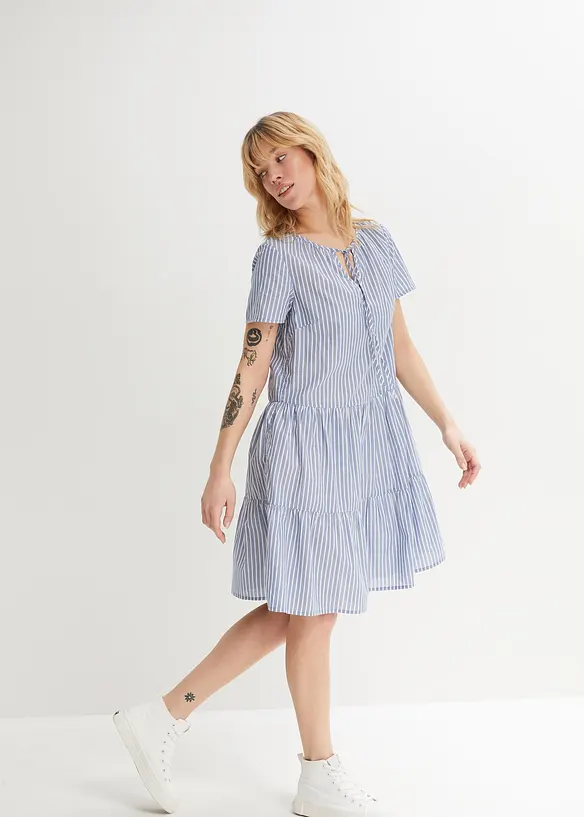 Sommer-Tunika-Kleid aus reiner Baumwolle, bonprix