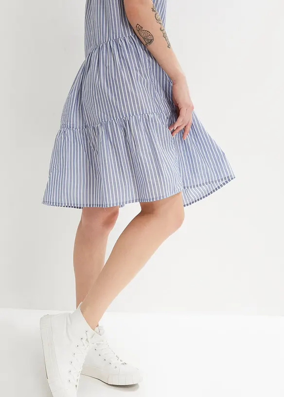 Sommer-Tunika-Kleid aus reiner Baumwolle, bonprix