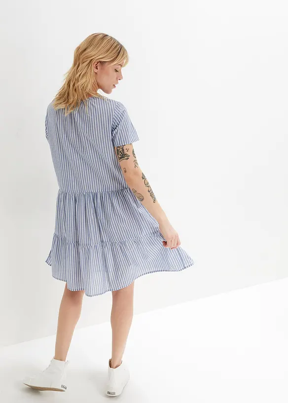 Sommer-Tunika-Kleid aus reiner Baumwolle, bonprix