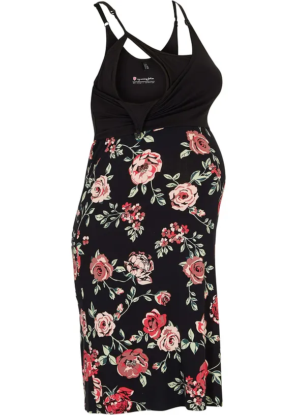 2-in-1 Umstands-und Stillkleid aus Viskose, bonprix