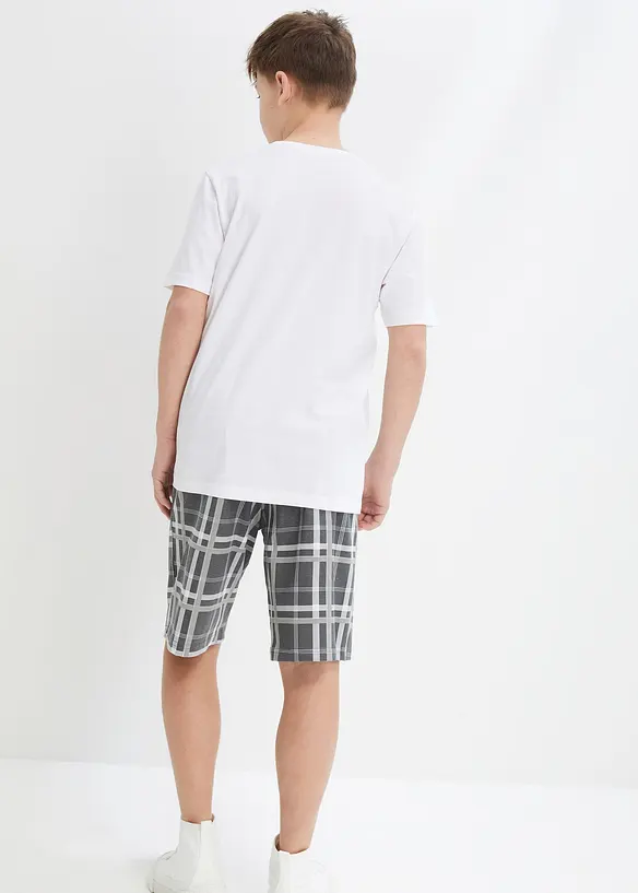 T-shirt et bermuda 100% coton (ens. 2 pces), bonprix