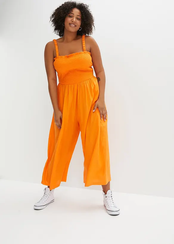 Jumpsuit aus fließender Viskose, bonprix