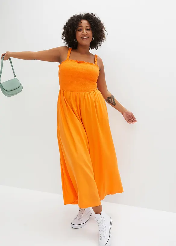 Jumpsuit aus fließender Viskose, bonprix